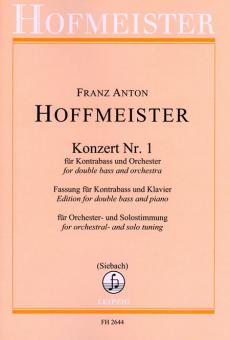 Kontrabass Konzert Nr. 1 