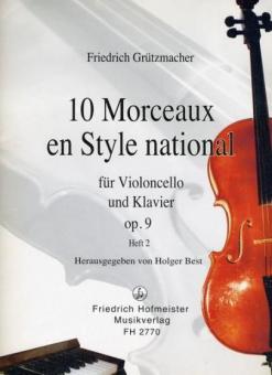 10 Morceaux en Style national op. 9 Teil 2 
