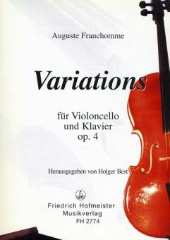 Variations G-Dur, op. 4 