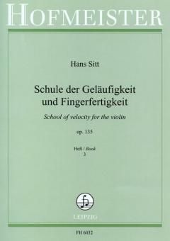 Schule der Geläufigkeit und Fingerfertigkeit op. 135 Heft 3 