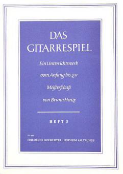 Das Gitarrespiel Heft 5: Tonleiterstudien 