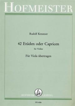 42 Etüden oder Capricen für Violine 
