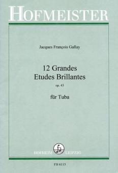 12 Grandes Etudes Brillantes op. 43 