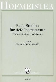 Bach-Studien für tiefe Instrumente Heft 4 