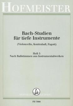 Bach-Studien für tiefe Instrumente Heft 5 