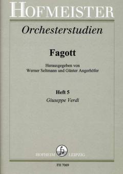 Orchesterstudien für Fagott Heft 5 