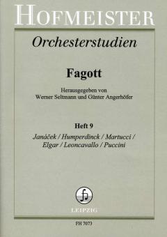 Orchesterstudien für Fagott Heft 9 