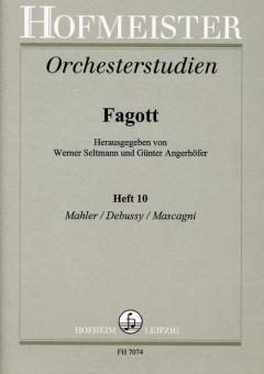 Orchesterstudien für Fagott Heft 10 
