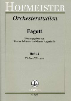 Orchesterstudien für Fagott Heft 12 