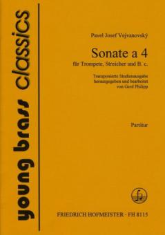 Sonata a 4 für Trompete, Streicher und B. x. 