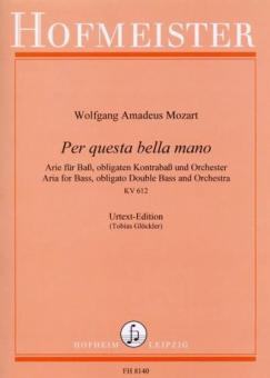 Per questa bella mano, KV 612 