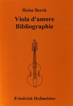 Viola d'amore Bibliographie 