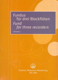 Fundus für drei Blockflöten 