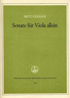 Sonate für Viola allein 