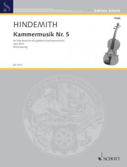 Kammermusik Nr. 5 op. 36/4 Standard