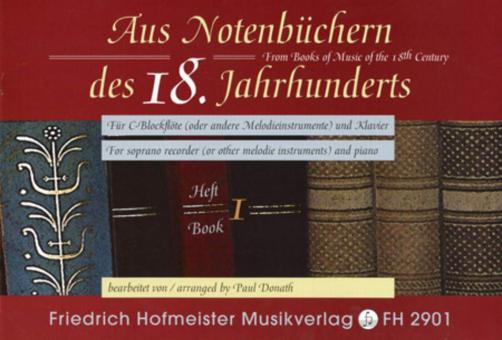 Aus Notenbüchern des 18. Jahrhunderts 1 