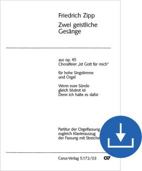 2 geistliche Gesänge aus op. 45 Download
