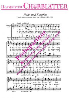 Huhn und Karpfen (Auf einer Meierei) 