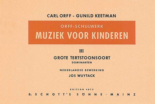 Muziek voor Kinderen Vol. 3 