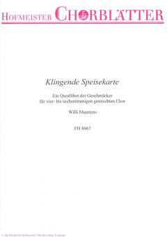 Klingende Speisekarte 