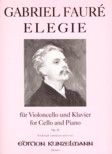 Elegie für Violoncello und Klavier 