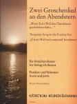 Zwei Groschenlied an den Abendstern 