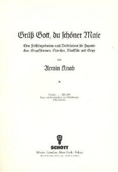 Grüß Gott, du schöner Maie 