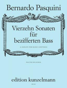 14 Sonaten für bezifferten Bass 