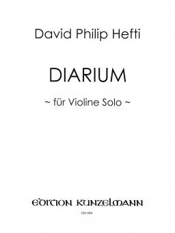 Diarium für Violine solo 