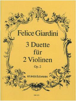 Tre duetti op. 2 per violini 