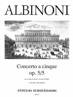 Concerto à cinque a-moll op. 5/5 