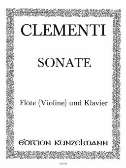 Sonate für Flöte (Violine) und Klavier oder Bc 