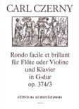 Rondo facile et brillant in G-Dur op. 374/3 