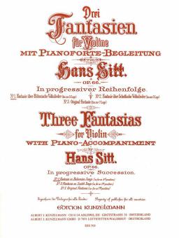 1 Fantasie über böhmische Volkslieder op. 66 