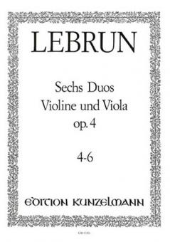 6 Duos op. 4 Heft 2 