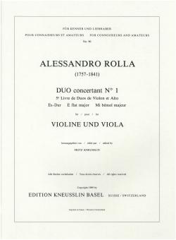 Duo concertant No. 1 Es-dur 