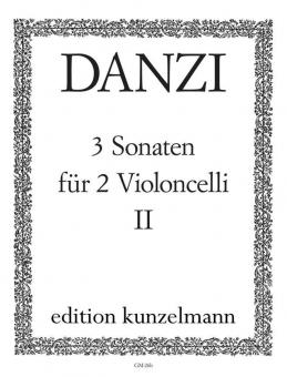 3 Sonaten für 2 Violoncelli Heft 2 