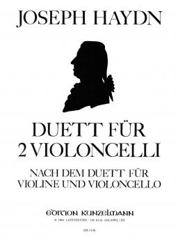 Duett für 2 Violoncelli 