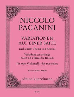 Variationen auf einer Saite für 2 Violoncelli 