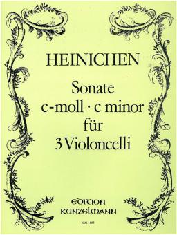 Sonate c-moll für 3 Violoncelli 