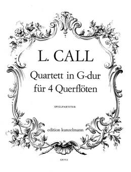 Quartett G-dur für 4 Flöten 