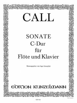 Sonate C-dur für Flöte und Klavier 