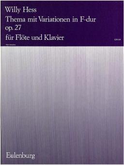 Thema mit Variationen F-dur op. 27 