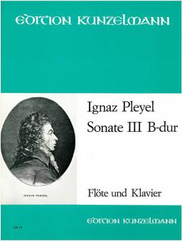 Sonate III B-dur für Flöte und Klavier 