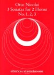 3 Sonaten für 2 Hörner 1 