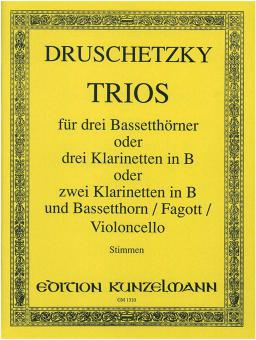Trio für 3 Bassetthörner 