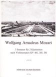 Sonaten für 2 Klarinetten (KV 481, 305, 301) Heft 1 