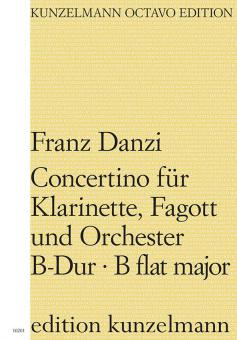 Concertino B-Dur für Klarinette und Fagott 