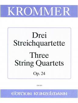 3 Streichquartette op. 24 