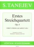 Erstes Streicquartett op. 4 